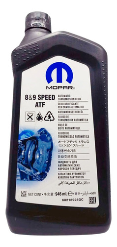 Aceite De Caja Zf 8 Y 9 Speed Grand Cherokee 3.6 V6