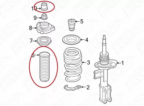 Kit Batedor Dianteiro Mercedes A200 2006-2007 Original 