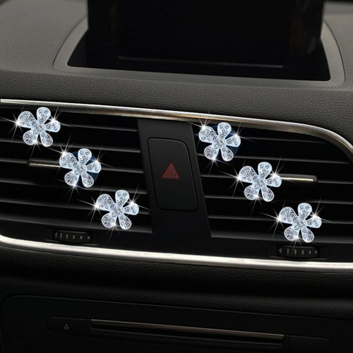 Flor Clips De Ventilación 6 Pcs Lindo Coche Ambientadores