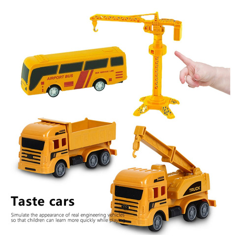 Set De Juego Para Vehículos De Construcción G Kids Tower Cra