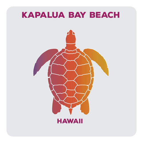 Kapalua Bay Beach Hawaii Recuerdo Posavaso Acrilico 4 Diseño