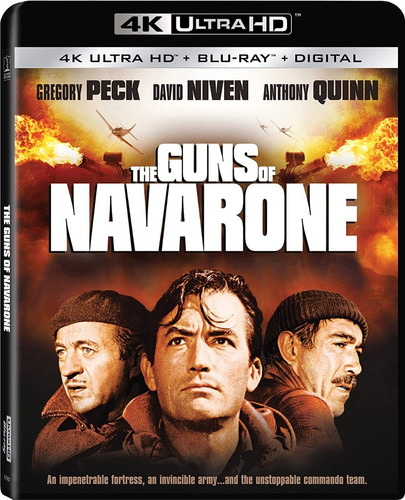 Imagen 1 de 2 de 4k Ultra Hd + Blu-ray Guns Of Navarone / Cañones De Navarone