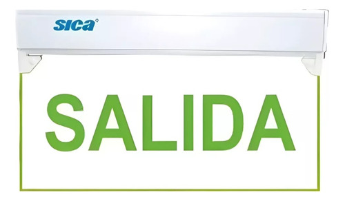 Cartel Con Leyenda De Salida/salida Emergencia Led 220v Sica