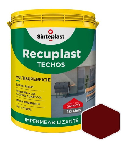 Recuplast Techos Imperm Varios Colores | 20lt