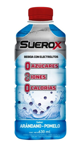 Suerox Bebida Hidratante 630ml Gusto Arándano-pomelo