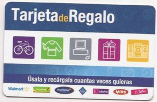 Tarjeta Regalo $ 500 Walmart Aurrera Sams Suburbia Superama | Envío gratis