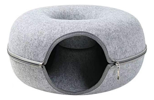 Donut Cat Bed Pet Cat Tunnel, Juego Interactivo Con Forma De