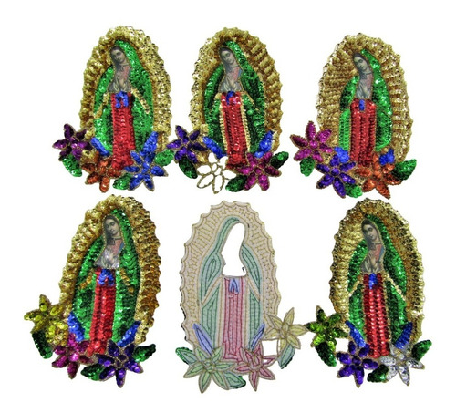 Aplicación En Lentejuela Virgen De Guadalupe Med1913 Pieza