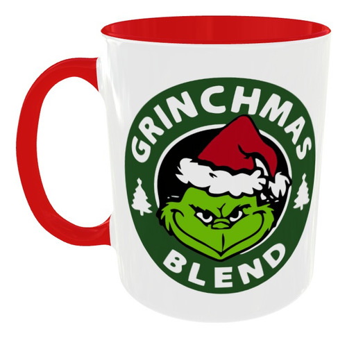 Mugs Grinch Navidad  Version 3.0 Pocillo Serie Reds