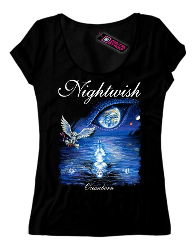 Remera Mujer Nightwish 1 Oceanborn Digital Stamp Dtg Premium