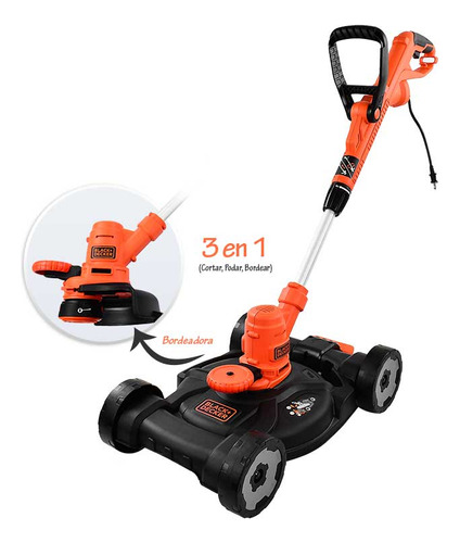 Corta Cesped Podadora 3en1 Bordeadora Black Decker 800watts