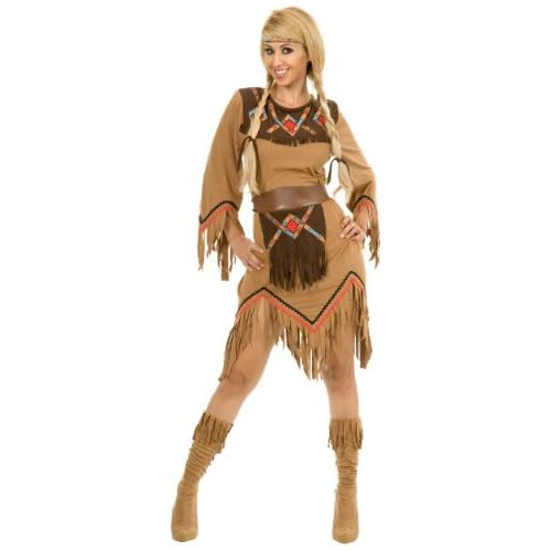 Conjunto De Disfraz De Doncella India Sacajawea Mujeres