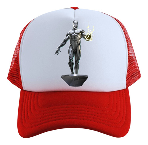 Gorra Silver Surfer Series Geeks Red Truckers 