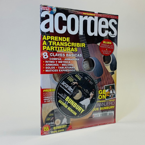 Revista Acordes Guitarra Con Cd Transcribir Partituras #124