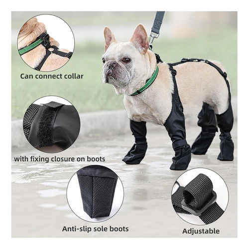 Protector De Patas Para Mascotas Con Correa Auxiliar Perros