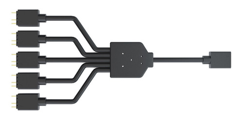 Imagem 3 de 5 de Cooler Master Hub / Cabo Splitter Led Argb 1 A 5 / 5v 3p
