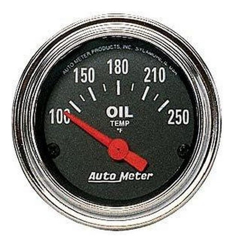 Auto Meter Medidor De Temperatura De Aceite Eléctrico Cromad