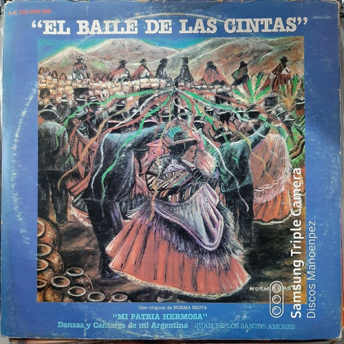 Vinilo Juan De Los Santos Amores El Baile De Las Cintas  F4