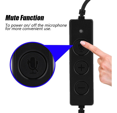 / Audifonos Con Microfono Alámbricos Diadema Para Call