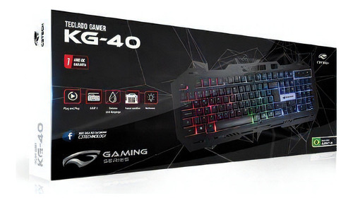 Teclado Usb C3tech Kg-40bk Gamer