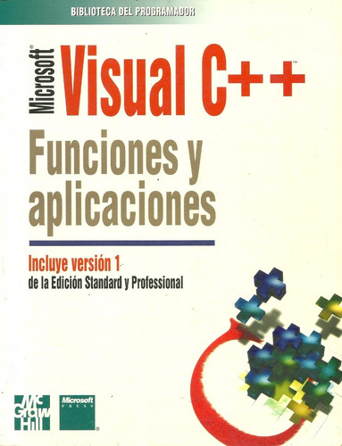 Libro Microsoft Visual C++: Funciones Y Aplicaciones