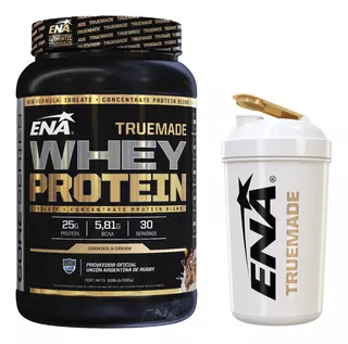 True Made Whey Protein Ena Suplementos Proteina + Shaker