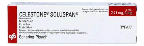 Celestone Soluspan Supensión Inyectable Caja Con 1 Jeringa P