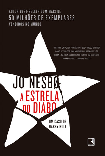A estrela do diabo, de Nesbø, Jo. Série Harry Hole (5), vol. 5. Editora Record Ltda., capa mole em português, 2021