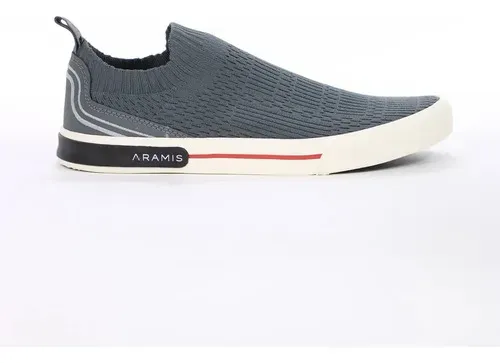 Tenis Aramis Stripe Knit Casual Macio Sofisticado