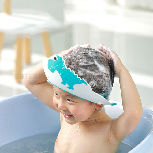 Gorro De Ducha Para Bebé Ajustable Proteger Gorro De Champú