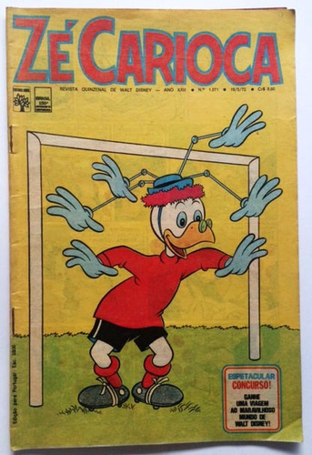 Gibi Hq Zé Carioca # 1071, 1972 Ótimo Estado!