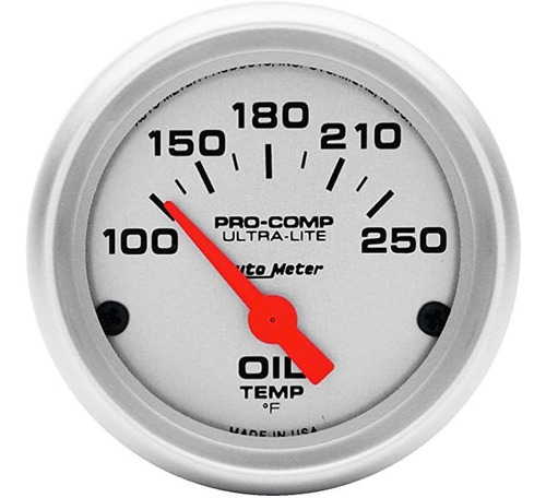 Auto Meter 4347 Ultra-lite Electric Oil Temperature Gauge