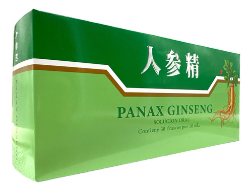 Panax Ginseng 30 Frascos Por 10ml - Unidad a $917