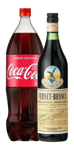 Combo Fernet ( Fernet Branca + Coca Cola 2.25l.)