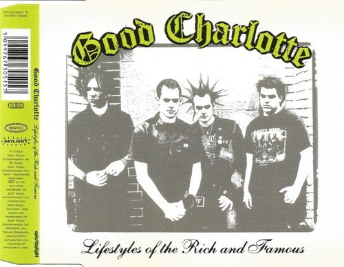 Good Charlotte - Lifestyles The Rich And Famous Cd Maxi P78