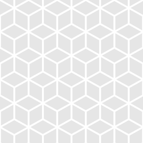Papel Parede Quadriculado Geometrico Classico Branco 0.5x3m