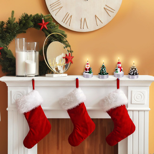 El Juego De Velas Navideñas Artcreativity Bulk Incluye 12 Ve