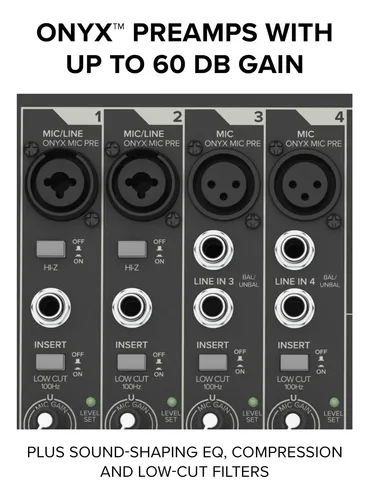 Mezclador De 10 Canales Con Batería Mackie Profx10 Go
