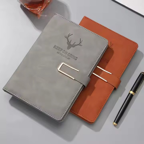 Cuaderno Libreta A5 Notebook Regalo Pluma Negro