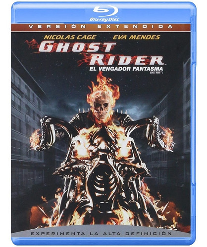 Ghost Rider El Vengador Fantasma | Blu Ray Película Nuevo
