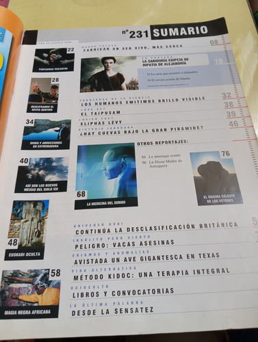 Revista Año Cero N° 231 Octubre 2009 (Usado)