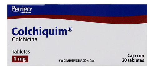 Colchicina 1 Mg Colchiquim Caja Con 20 Tabletas
