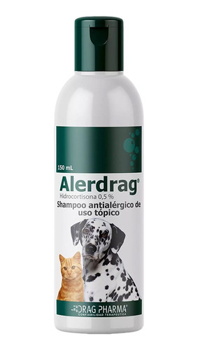 Shampoo Para Problemas De Piel Alerdrag Perros Gatos 150ml