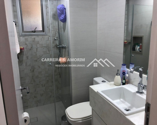 Imagem 9 de 24 de Apartamento A Venda 3 Dormitórios, Suíte, Ampla Sala 2 Ambientes Com Varanda + Ar Condicionado, Garagem, Móveis Planejados. Vila Cruzeiro. - Ap00217 - 70634443