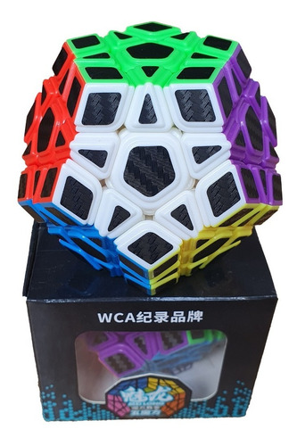 Megaminx Meilong Fibra De Carbono Cubo Rubik 3x3 Moyu 