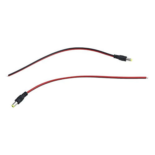 Antrader 50 Unids Macho Dc Power Pigtail Cable Adaptador Con