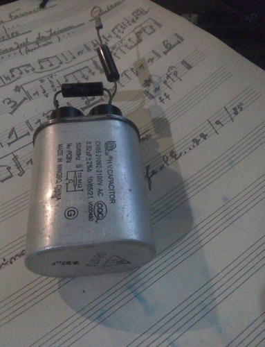 Hv Capacitor 0.92mf 2100vac