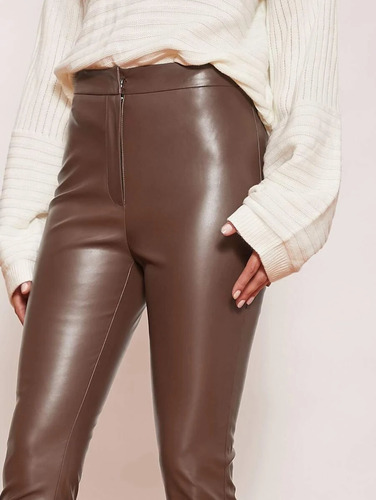 Pantalón Cuerina Importados Shein Dama
