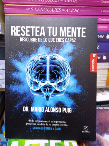 Resetea Tu Mente. Mario Alonso Puig. Libro Físico Nuevo 