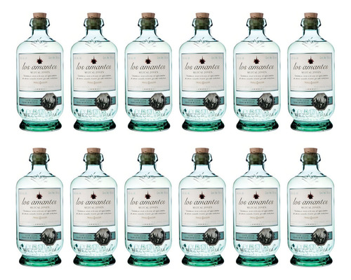 Pack De 12 Mezcal Los Amantes Joven 750 Ml